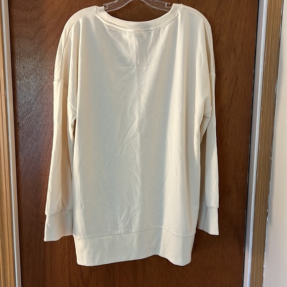 Ohio State Womens Cream Lightweight Crewneck - Picture 2 of 2